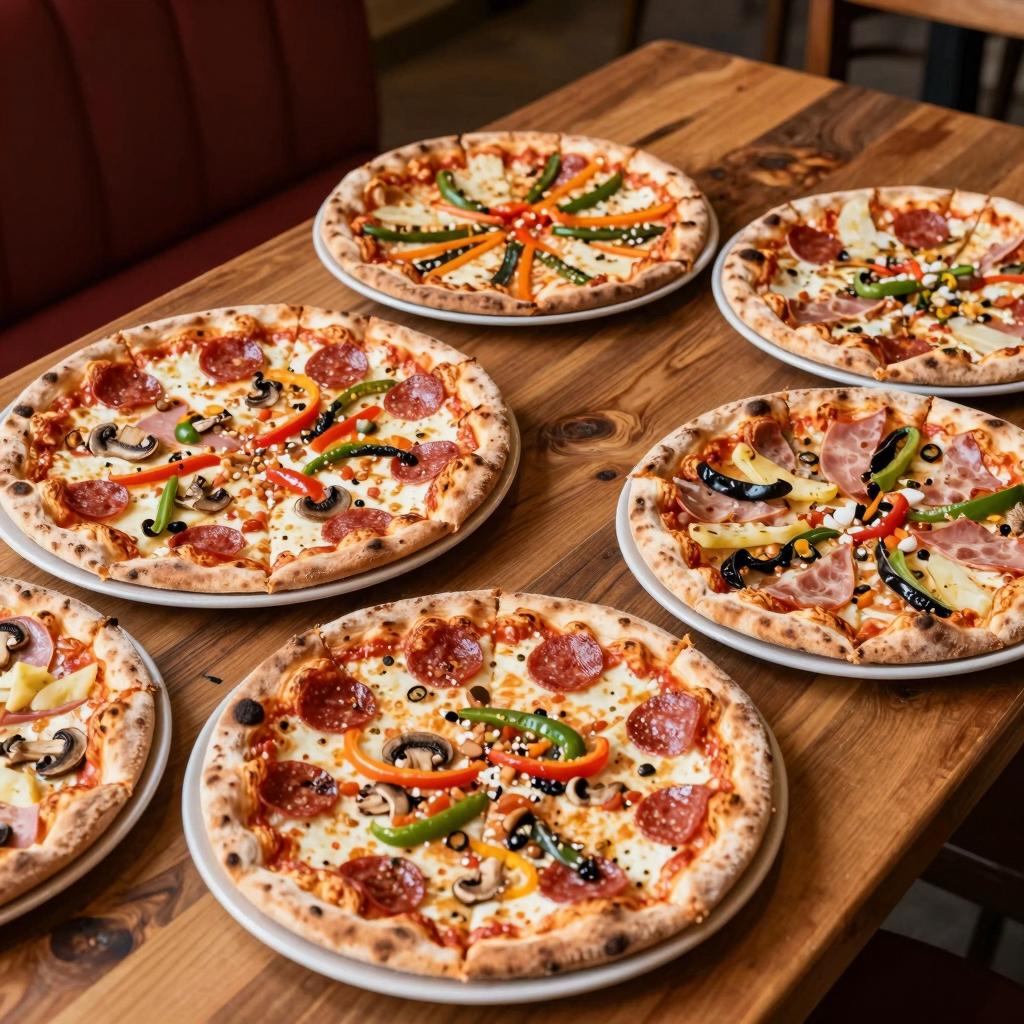 Delicious pizzas from Uncle Leo's Pizza