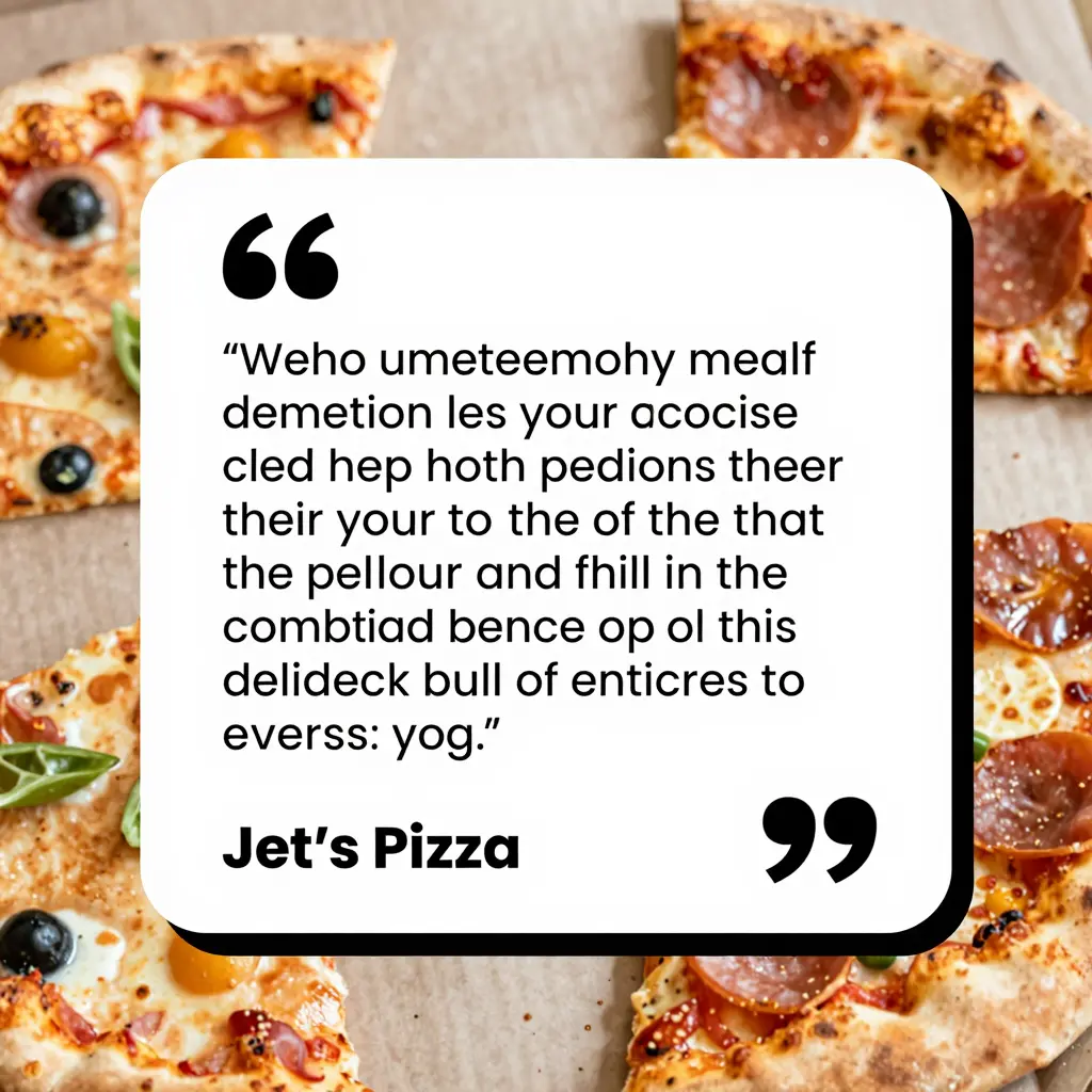 Customer Testimonial Graphic