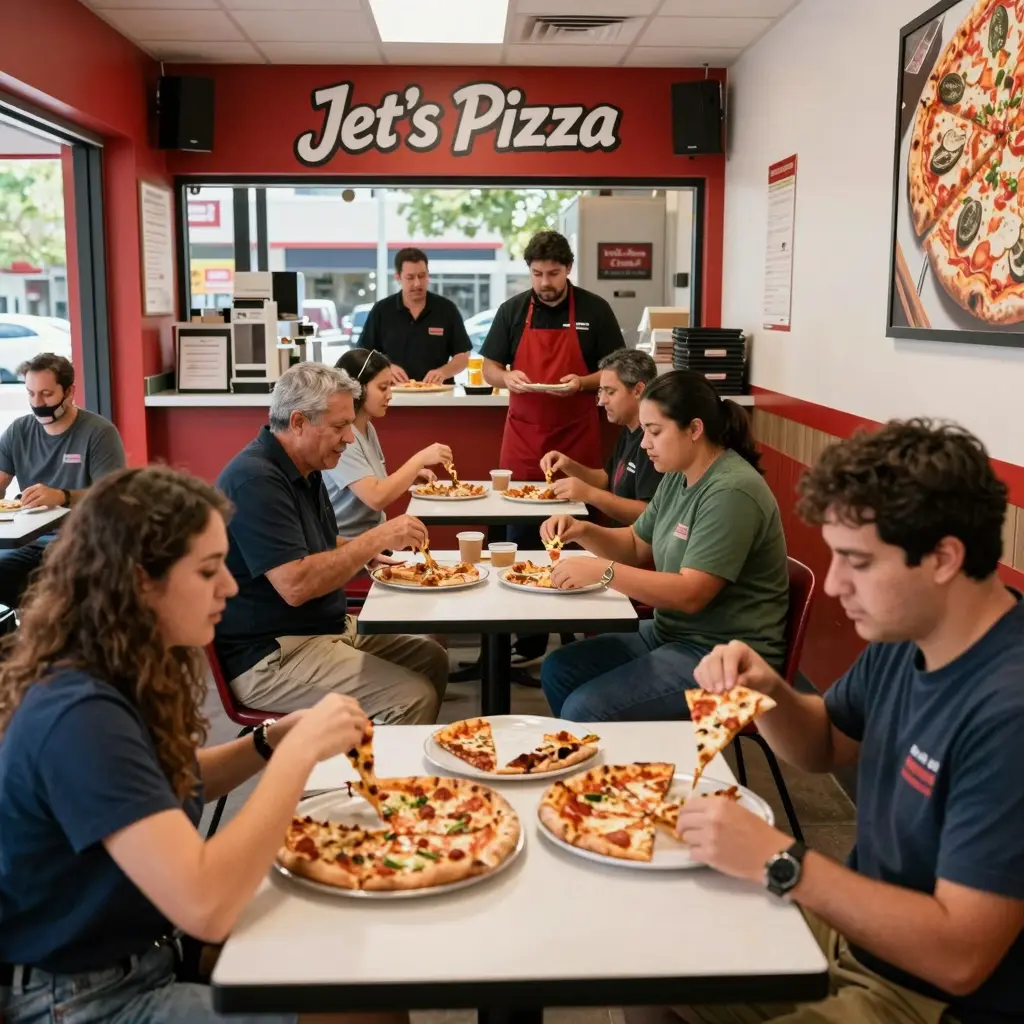 Jet's Pizza Interior