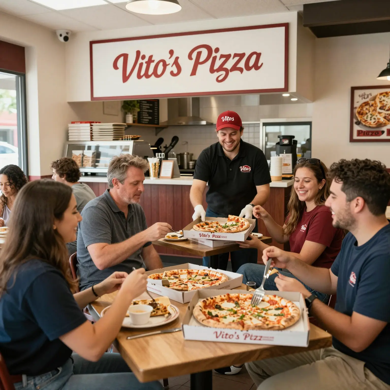 Vito's Pizza Atmosphere